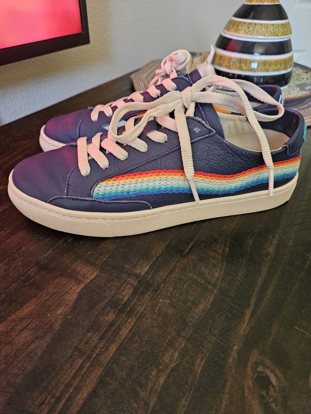Soludos Leather Ibiza Platform Sneakers - Picture 12 of 12